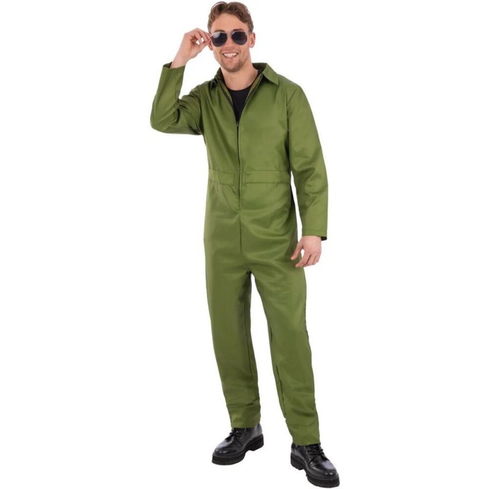 Smiffys Unisex Adult Boiler Suit / Green